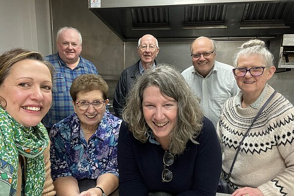 Organising team: Front row: Cheryl Cottle-Hunkin, Dareen Martin, Claire Davey-Potts, Jackie Padden. Back row: Tom O'Sullivan, Dave Martin, Chris Wheatley